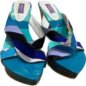 Emilio Pucci Sandal Wedges